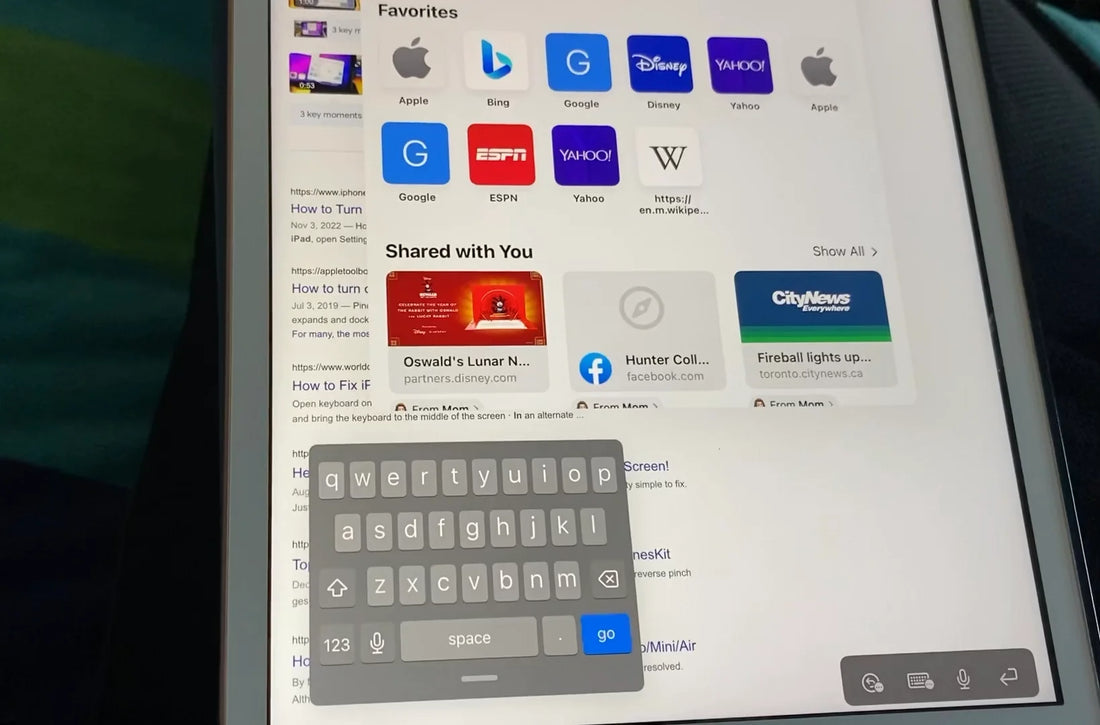 How to fix iPad keyboard floating in middle of screen – Mave
