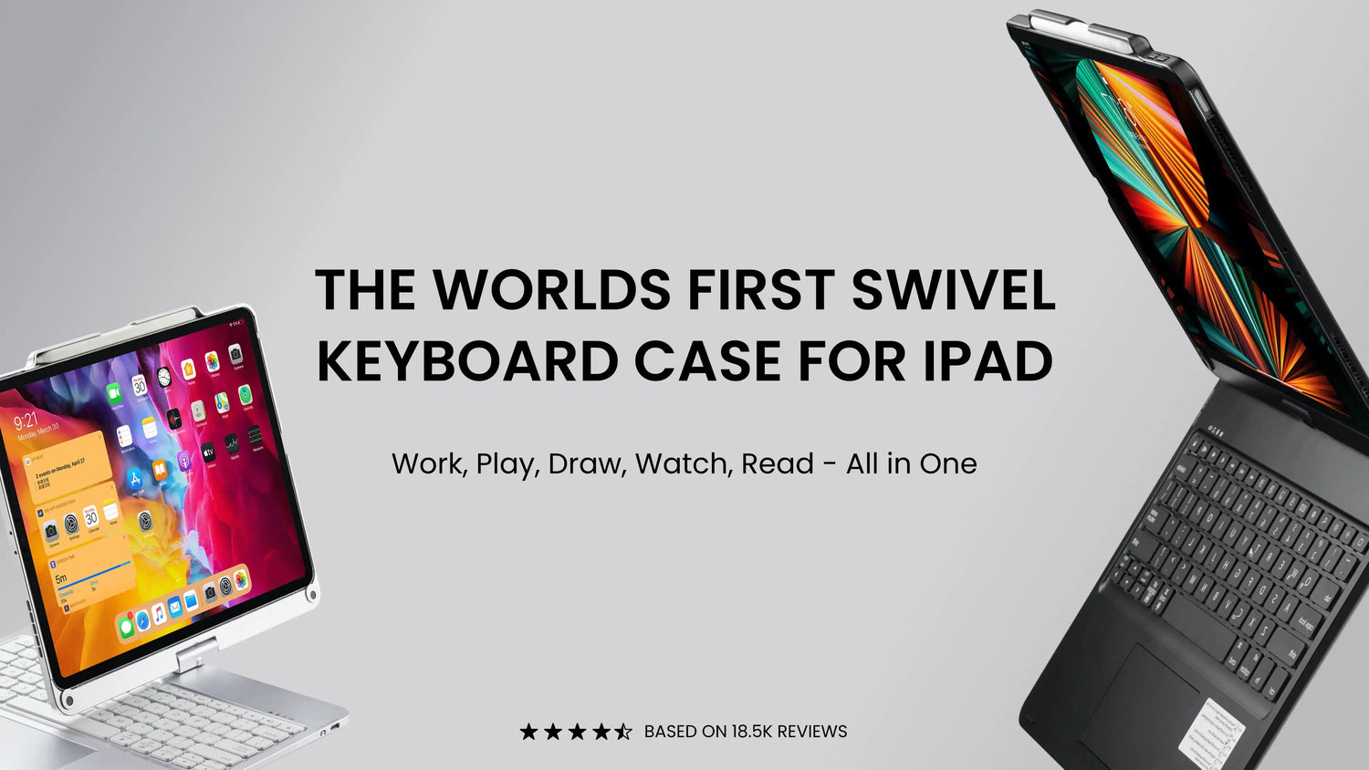 iPad 360 swivel keyboard