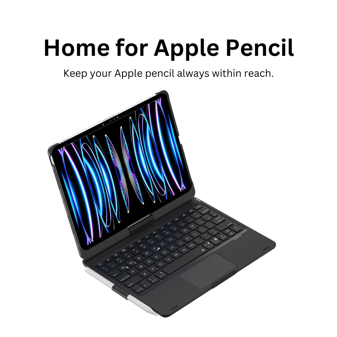 iPad Keyboard with pencil holder