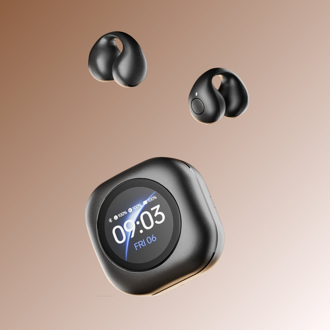 D20 Open Ear Headphones in black color