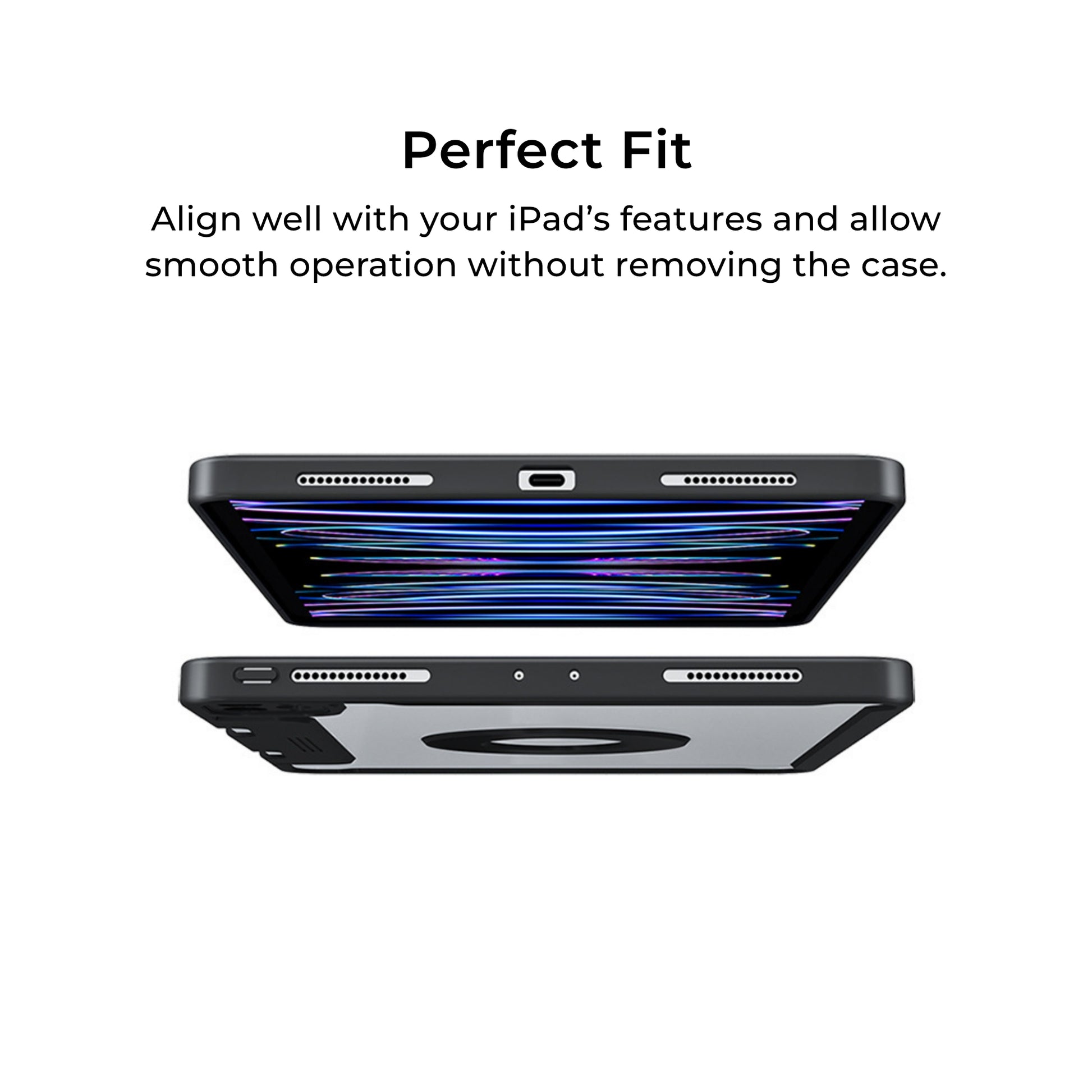 Étui Avec Clavier Bluetooth Sans Fil Et Porte-Crayon Pour Ipad De 27,7 Étui Avec Clavier Bluetooth Sans Fil Et Porte-Crayon Pour Ipad De 27,7