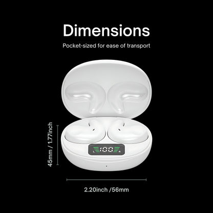 Compact design of SleepEase noise-canceling earbuds for pocket-sized portability.