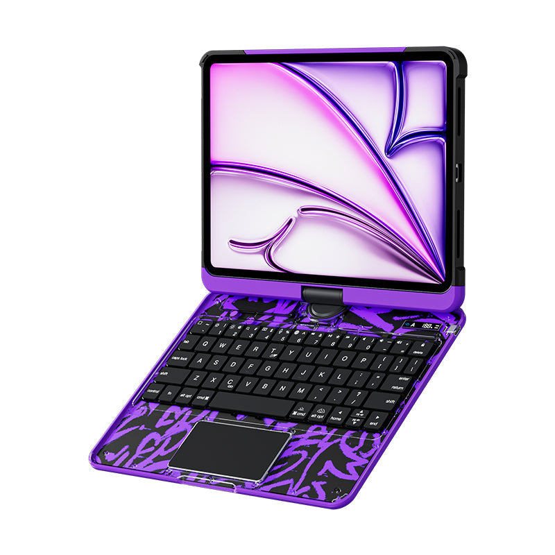 Transparent 360° iPad Keyboard Case – Mave - Main Image