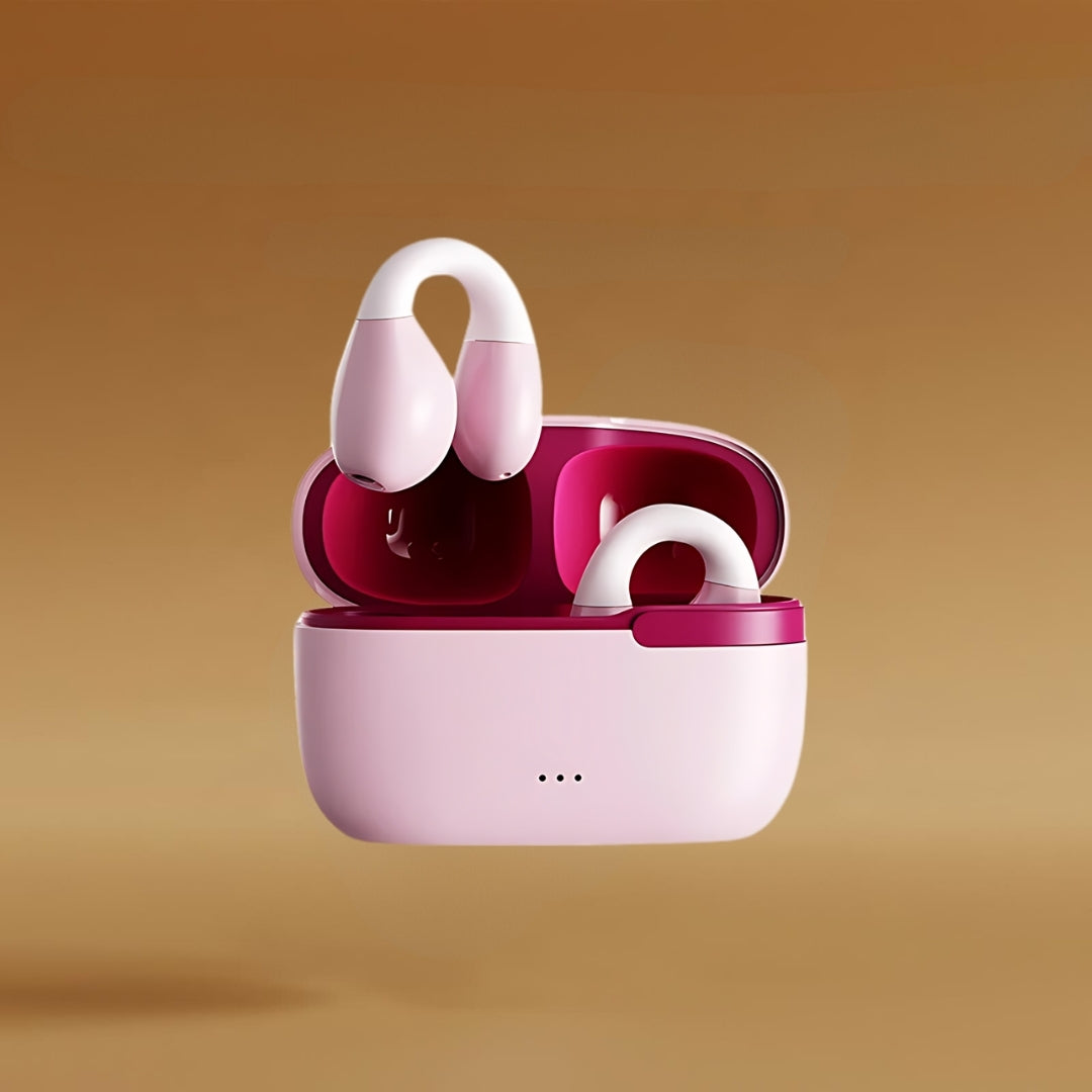 Bone Conduction Earbuds pink color