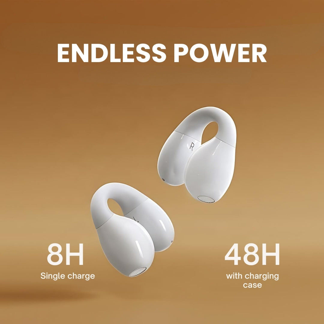 Bone Conduction Earbuds full day battery life